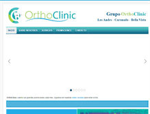 Tablet Screenshot of orthoclinicpanama.com